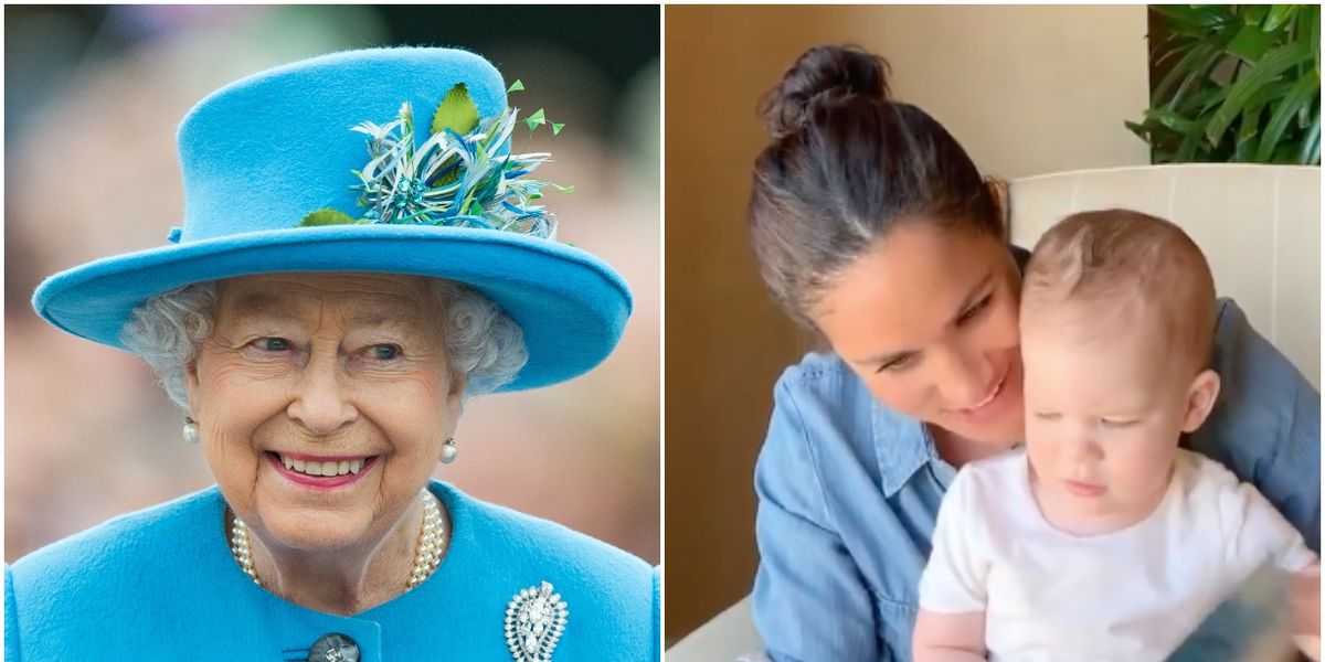 Aww, The Queen Current That Archie Has Prince Harry’s Purple Hair Throughout a Video Name