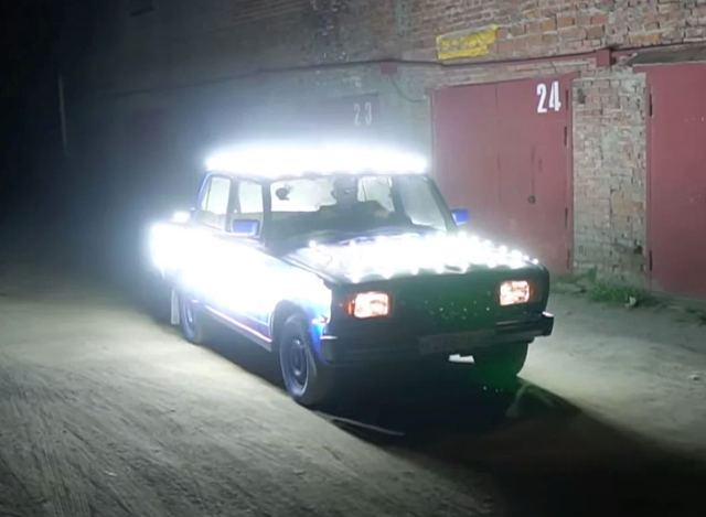 Particular, Why Not?: A Car Coated With 300 High-Output LED Headlight Lamps