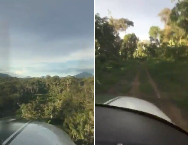 Jesus Determine The Yoke: Pilot Landing Cessna On Runway In The Jungle