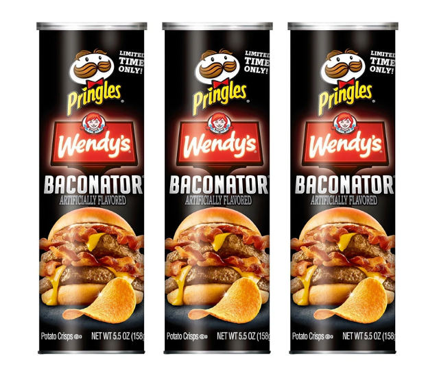 Pringles Teams Up With Wendy’s For Baconater Chips
