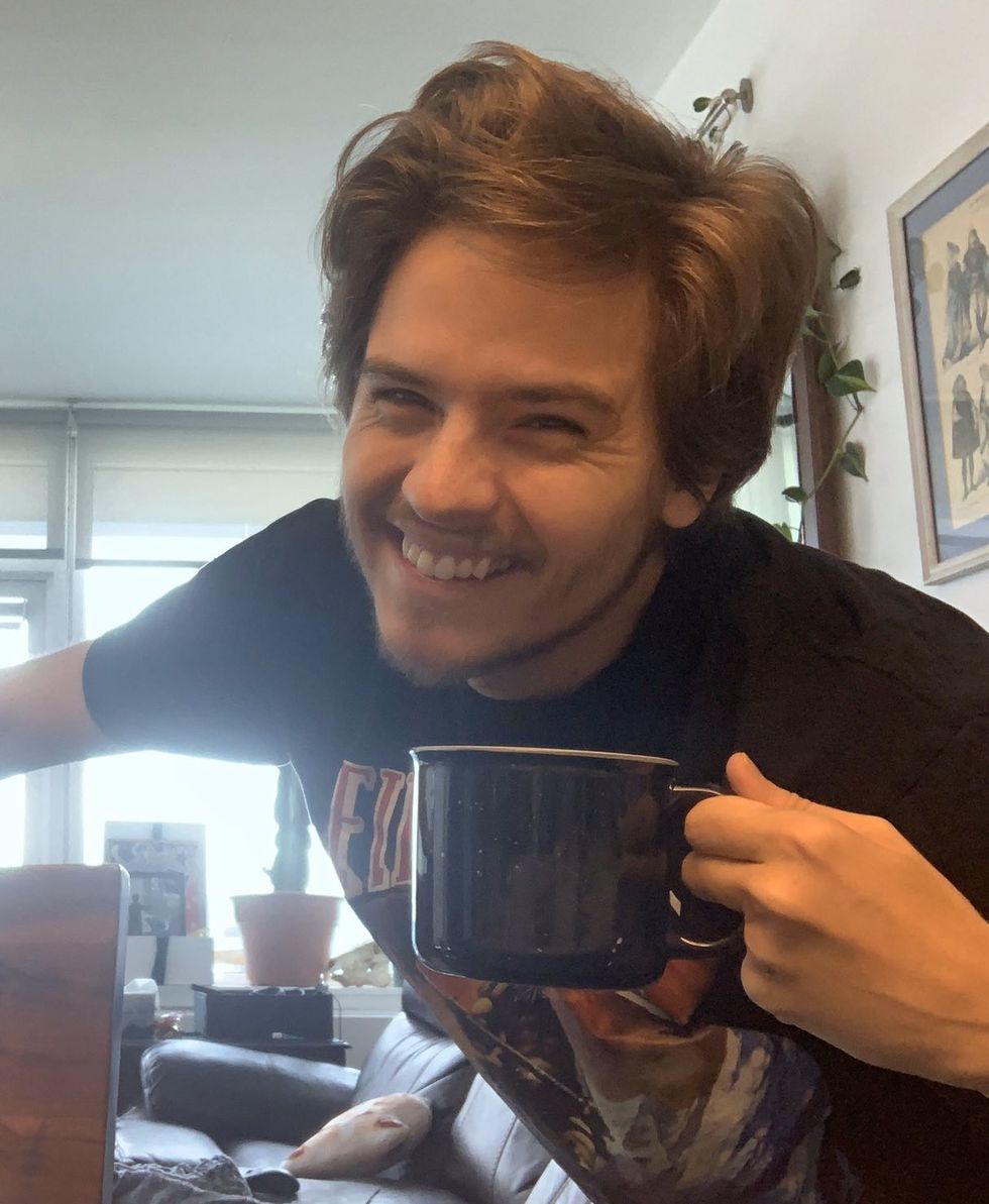 Dylan Sprouse Exact Shaved Off His Quarantine Beard for His Anniversary With Barbara Palvin