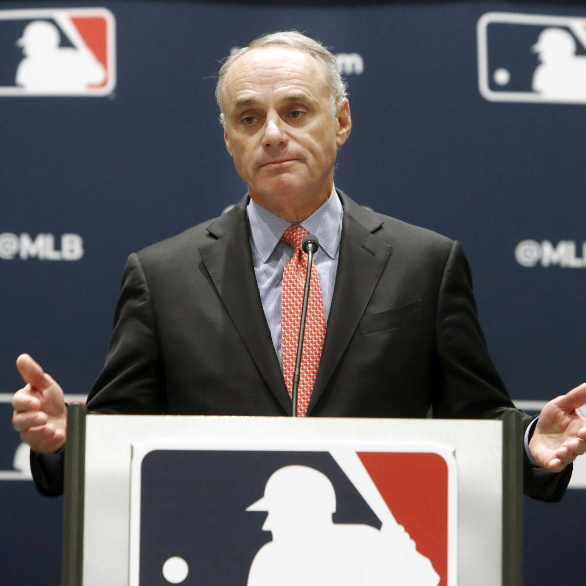 Score Manfred, Tony Clark Reportedly Occupy ‘Productive Assembly’ Amid MLB Unrest