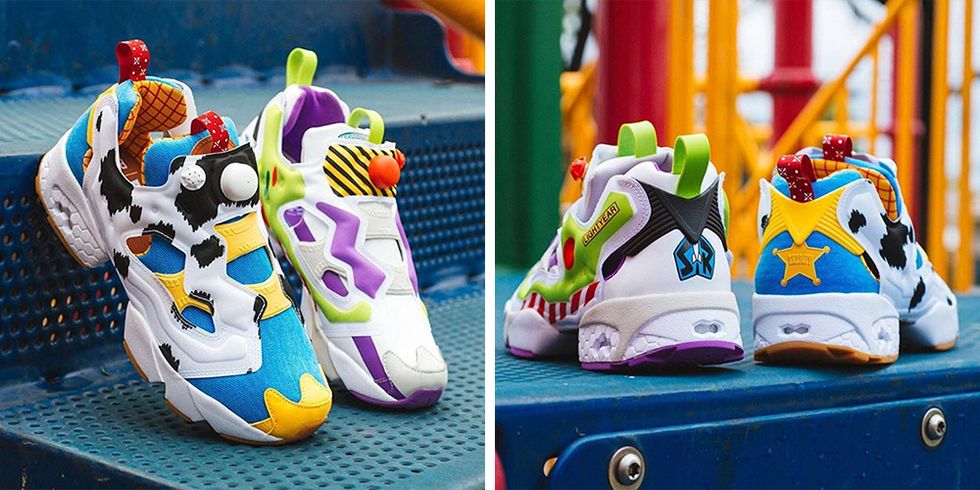 Reebok and Pixar Be pleased Created Mismatched ‘Toy Tale’ Sneakers in Woody and Buzz Designs