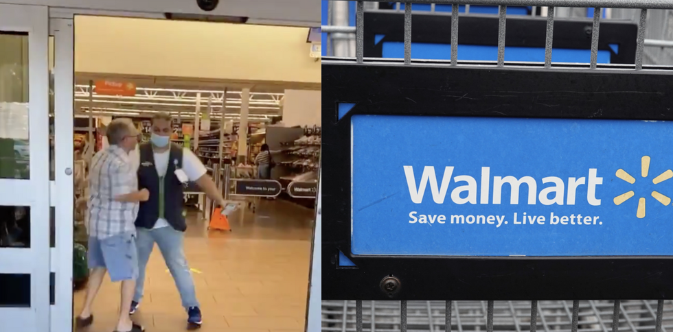 A Customer Who Entered Walmart Without a Cowl Pushed the Worker Who Tried to Stop Him