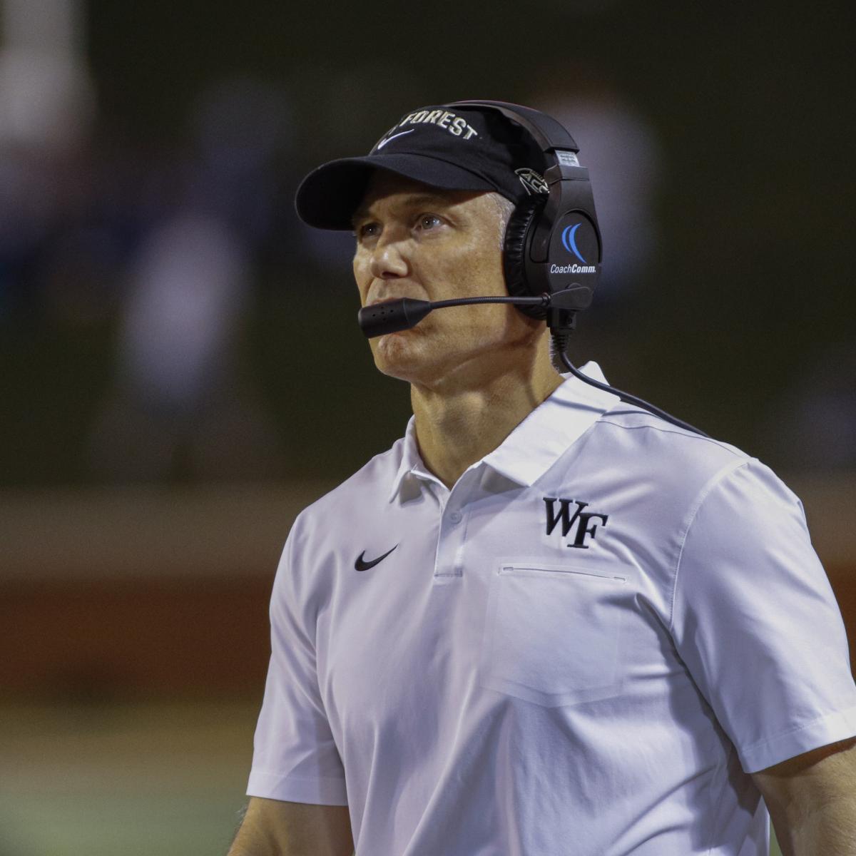 Wake Forest Football HC Dave Clawson to Self-Isolate from Better half Amid COVID-19