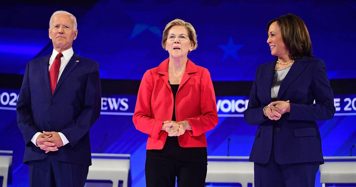 For Biden VP, Unlit Democrats are torn between Harris and Warren