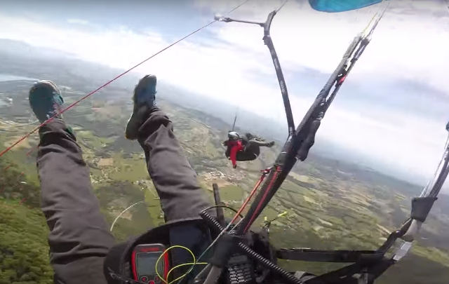 Look The place You shall be Going!: Two Paragliders Collide In Mid-Air (The place Else?)