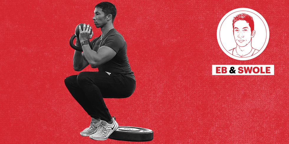 Rock your Quads with this Goblet Squat Superset