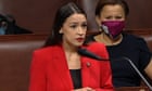 Ocasio-Cortez speaks about ‘custom of violence in opposition to females’ after Republican’s insults – video