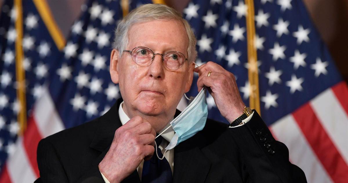 McConnell caught off guard when asked about money for FBI constructing in coronavirus aid bill
