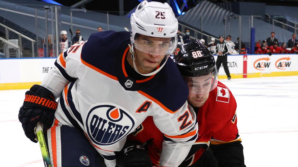 Oilers-Flames contention intense even in empty enviornment