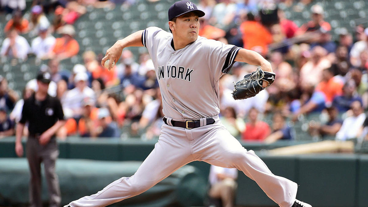 Yankees’ Masahiro Tanaka released from clinic after being struck in head by Giancarlo Stanton liner