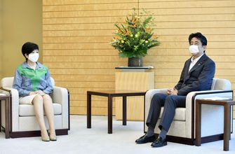Tokyo governor, Abe converse they’re going to cooperate on virus, Olympics