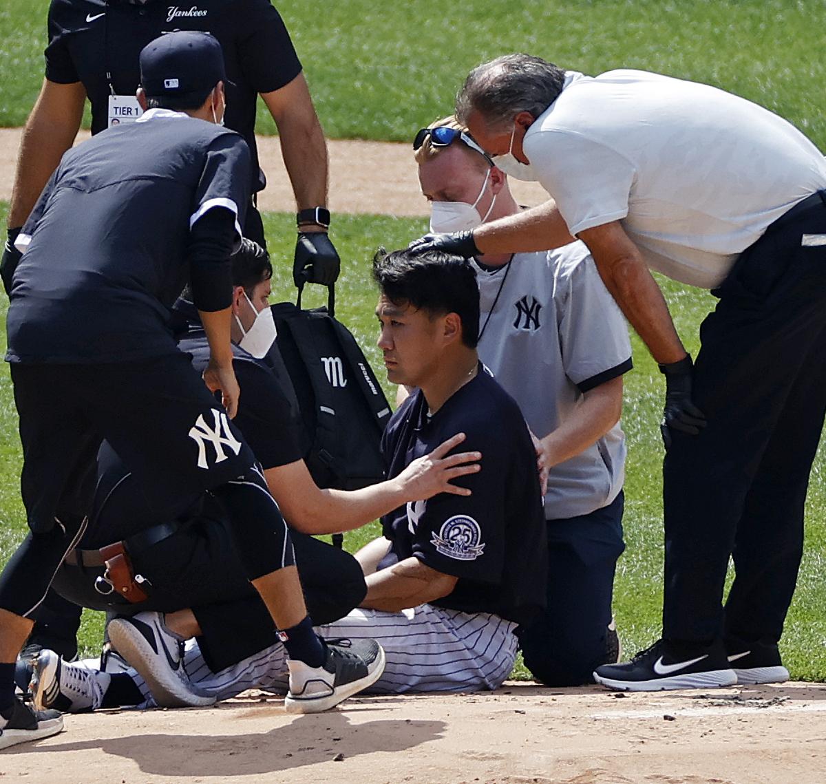 Yankees’ Masahiro Tanaka Diagnosed with Tender Concussion After Being Hit by Liner