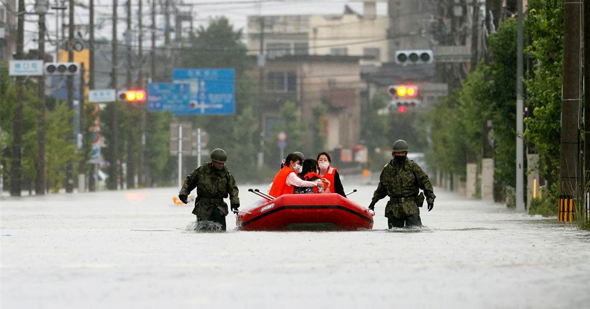 Deadly flooding follows days of torrential rains in Japan