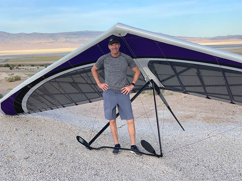 Owen Morse sets 222.22 mile hold gliding world file