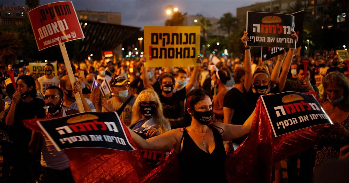Hundreds rally towards Israeli govt dealing with of coronavirus in Tel Aviv