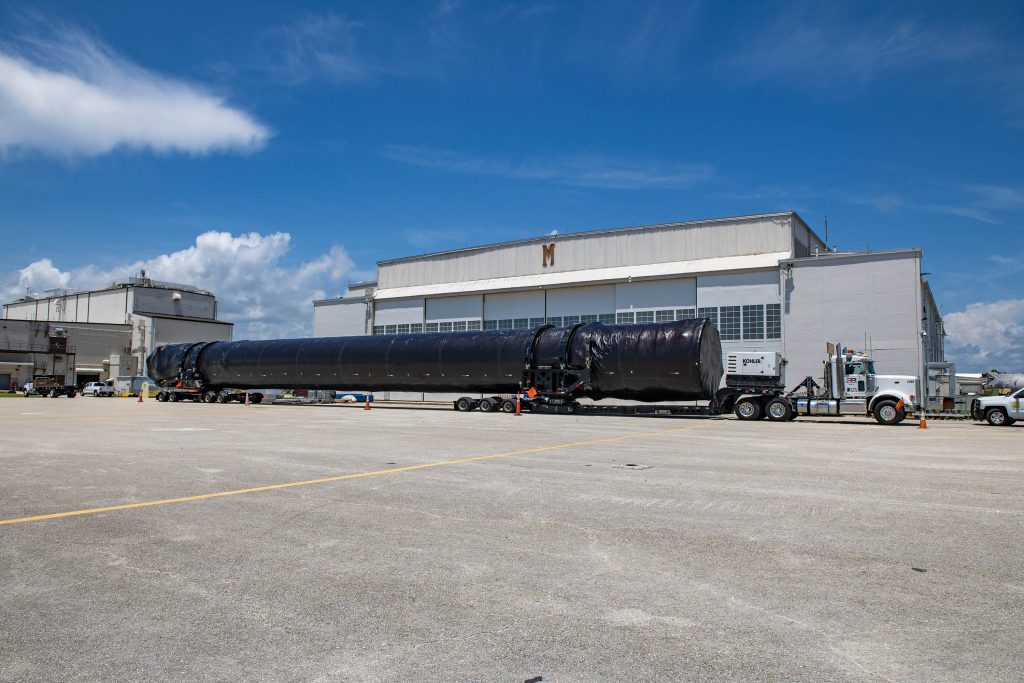 The Falcon 9 rocket for SpaceX’s subsequent NASA astronaut flight arrives at launch field (photo)