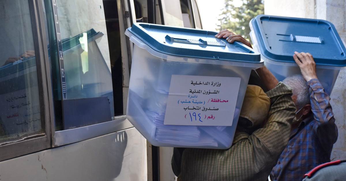 Where is the democracy here? Defiant Assad holds parliamentary elections in Syria