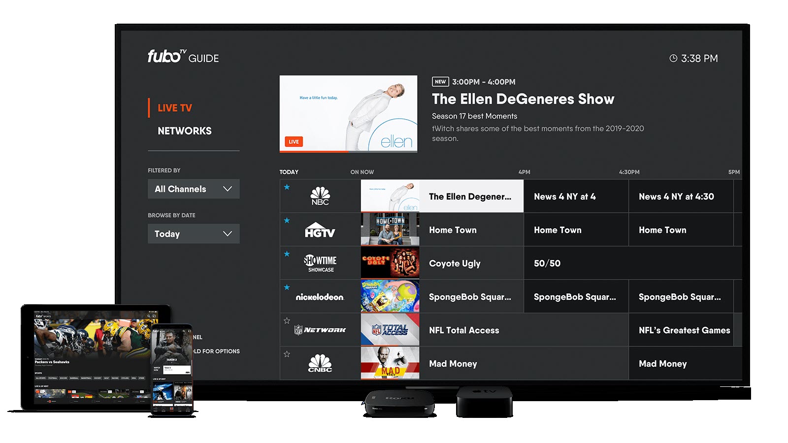 FuboTV Adds ESPN, NatGeo, and various Disney Channels to its Streaming Provider