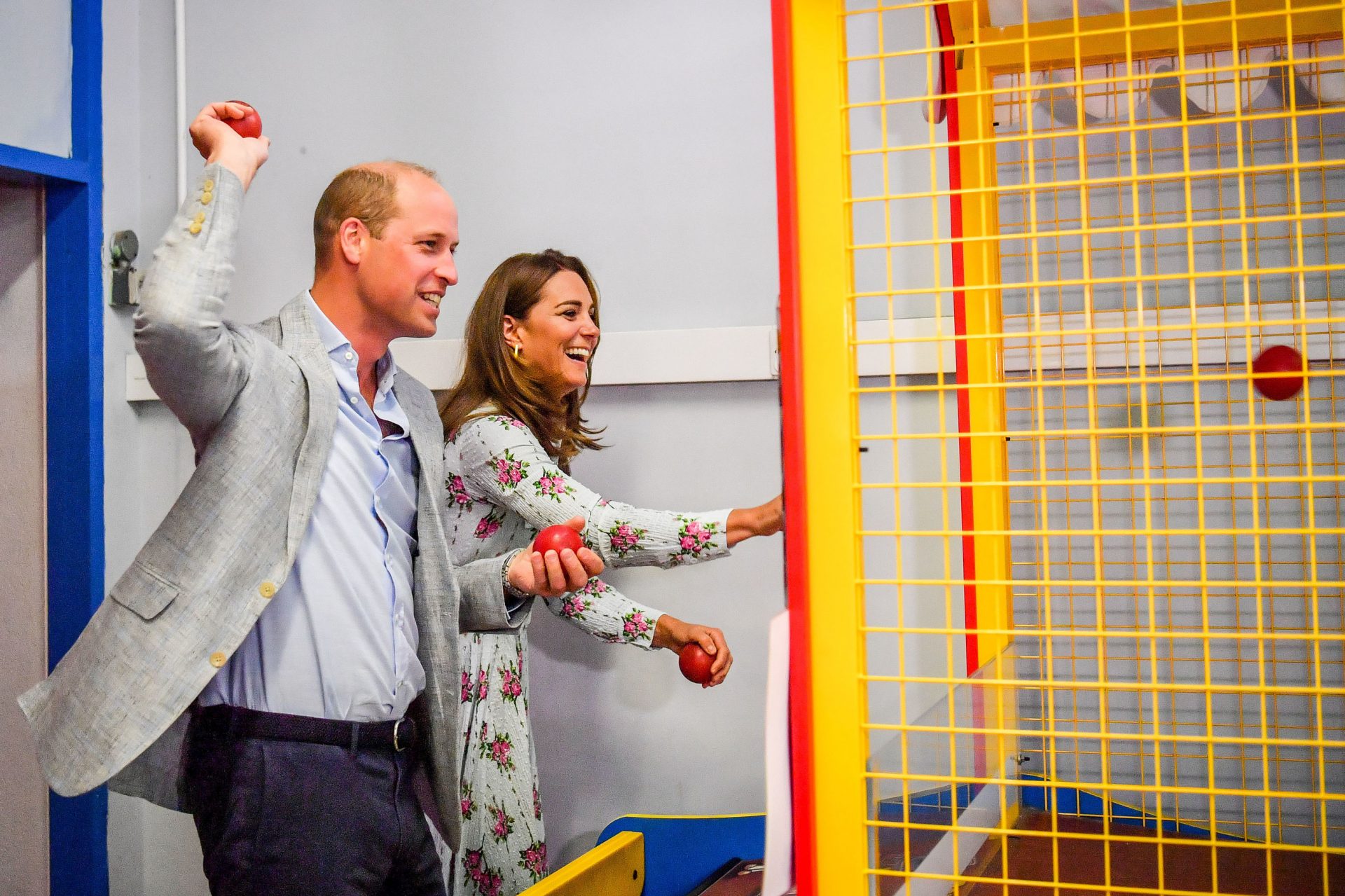 Kate Middleton and Prince William Went to an Arcade and Had a Ball—Sorry, I Couldn’t Face up to