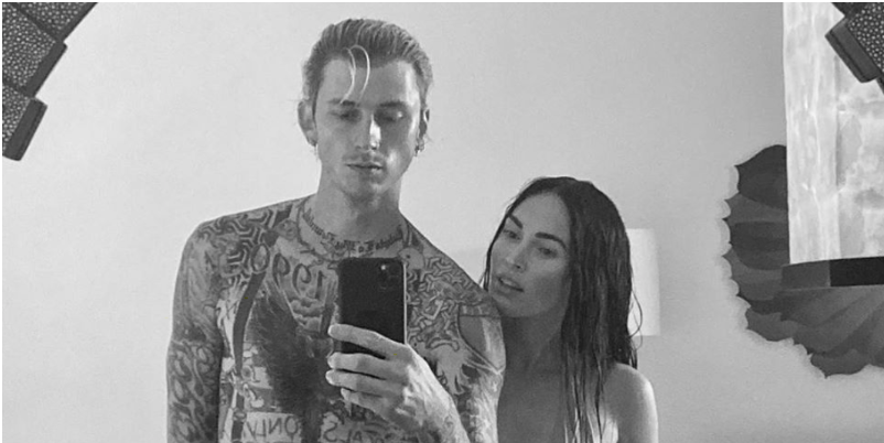 Megan Fox Shares Her First Instagram With Machine Gun Kelly: a Shirtless Towel Selfie