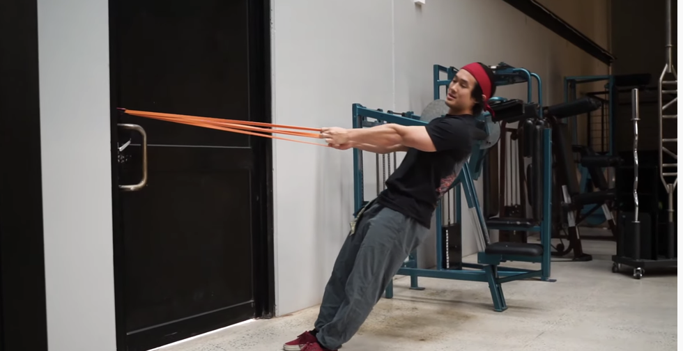 Look a Coach Screen a Straightforward Doorframe Hack to Space Up a Resistance Band Anyplace