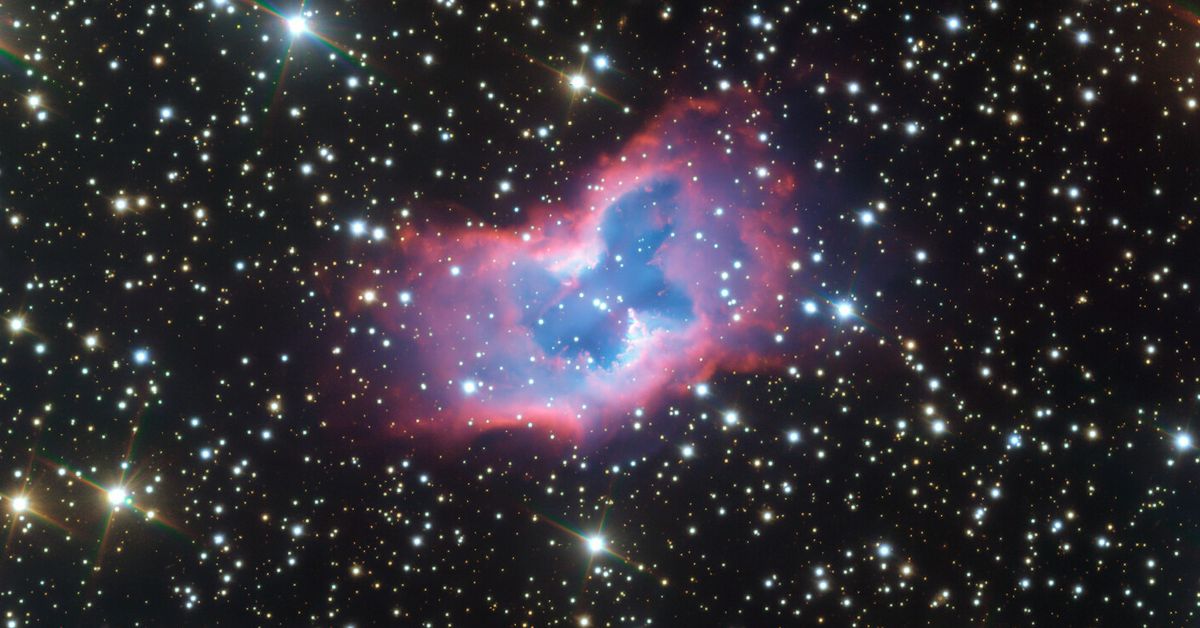 A rare ‘cosmic butterfly’ unfurls its wings on this telescoped portray