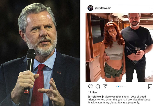 Jerry Falwell Jr. Is Stepping Support From Liberty University After A Photo Of Him With His Pants Unzipped