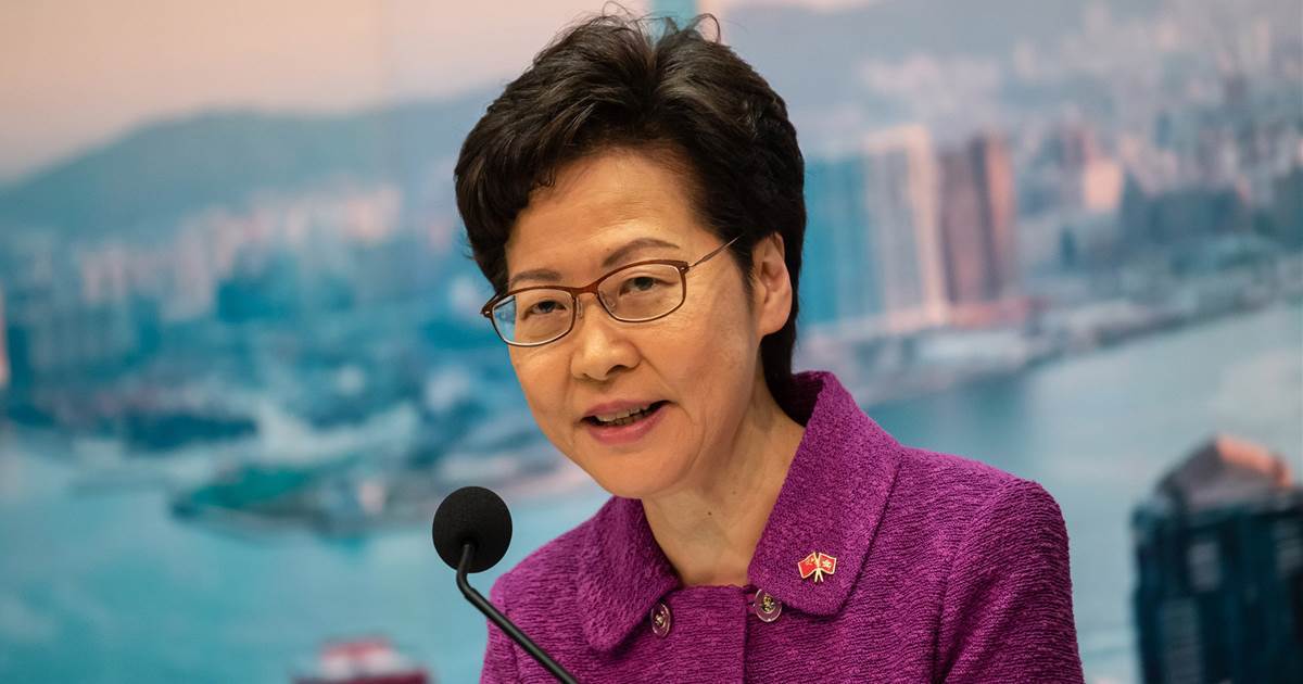 Hong Kong hits help at ‘shameless’ U.S. sanctions on chief Carrie Lam