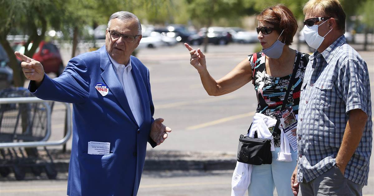 Joe Arpaio loses sheriff’s trail in 2nd failed comeback say