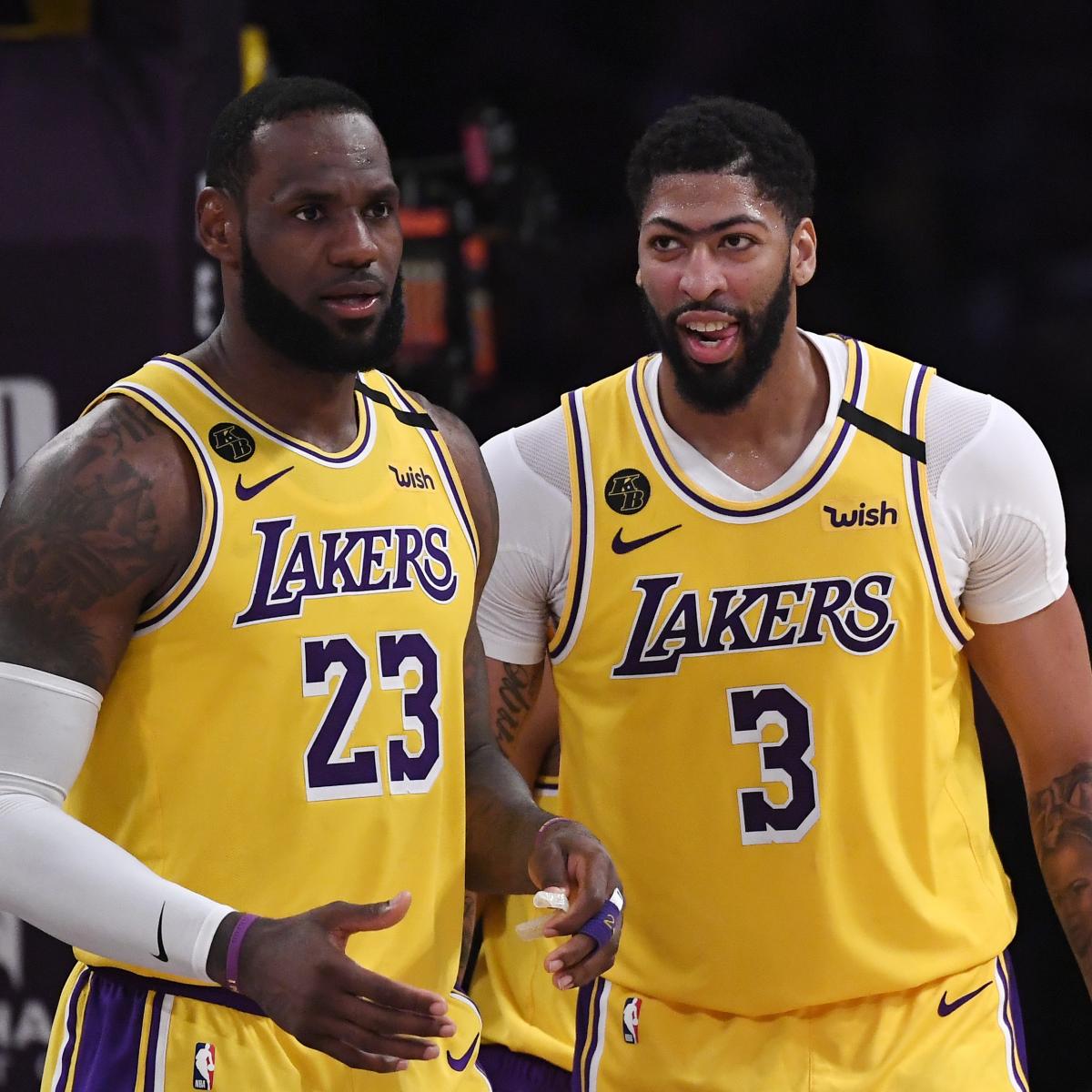 File: LeBron James, Anthony Davis to Play in Lakers vs. Pacers After Injuries