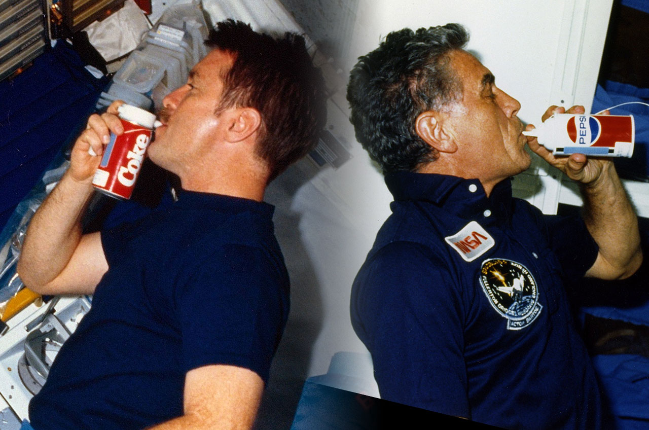 ‘Space cola wars’ at 35: When Coca-Cola, Pepsi tested soda in home
