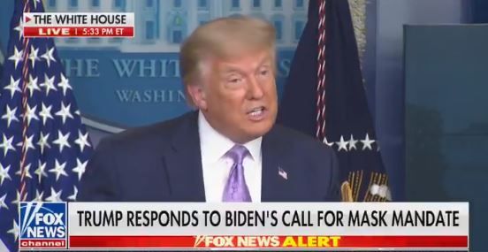‘Joe doesn’t know too great’: Trump slams Biden’s demand a nationwide conceal mandate, Democrat irony detected