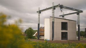 Europe’s splendid 3D-printer factual made its first two-story home