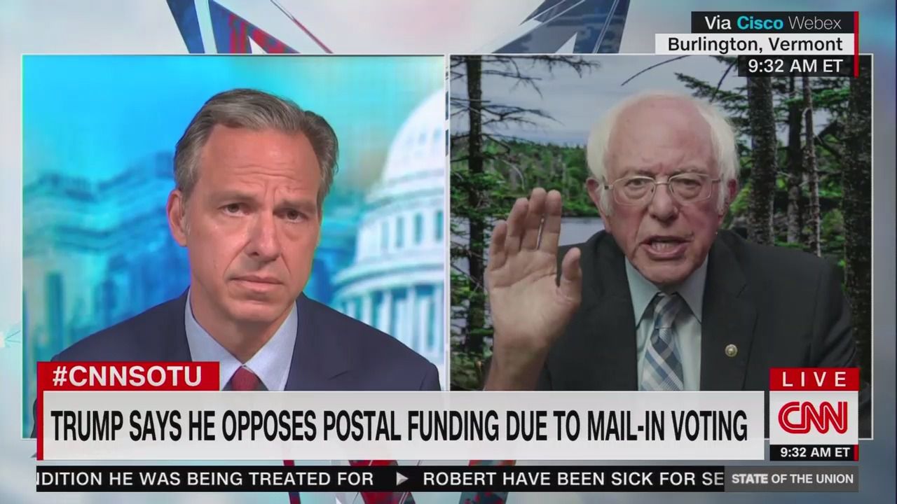 “It’s a crisis in democracy”: Bernie Sanders demands Congress return to take care of USPS