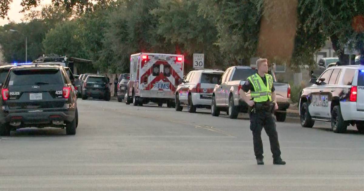 Man stays barricaded in Texas dwelling with family hours after three responding officers shot