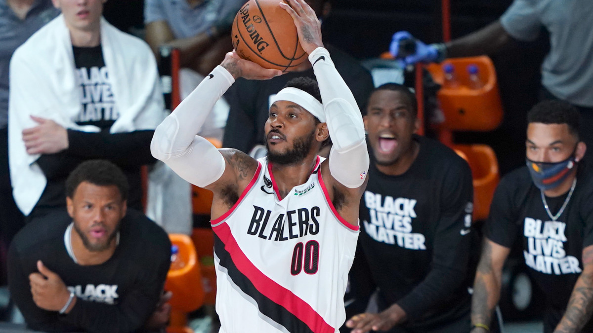 SI Insider: What Is Carmelo Anthony’s Characteristic for the Path Blazers in this Season’s NBA Playoffs?