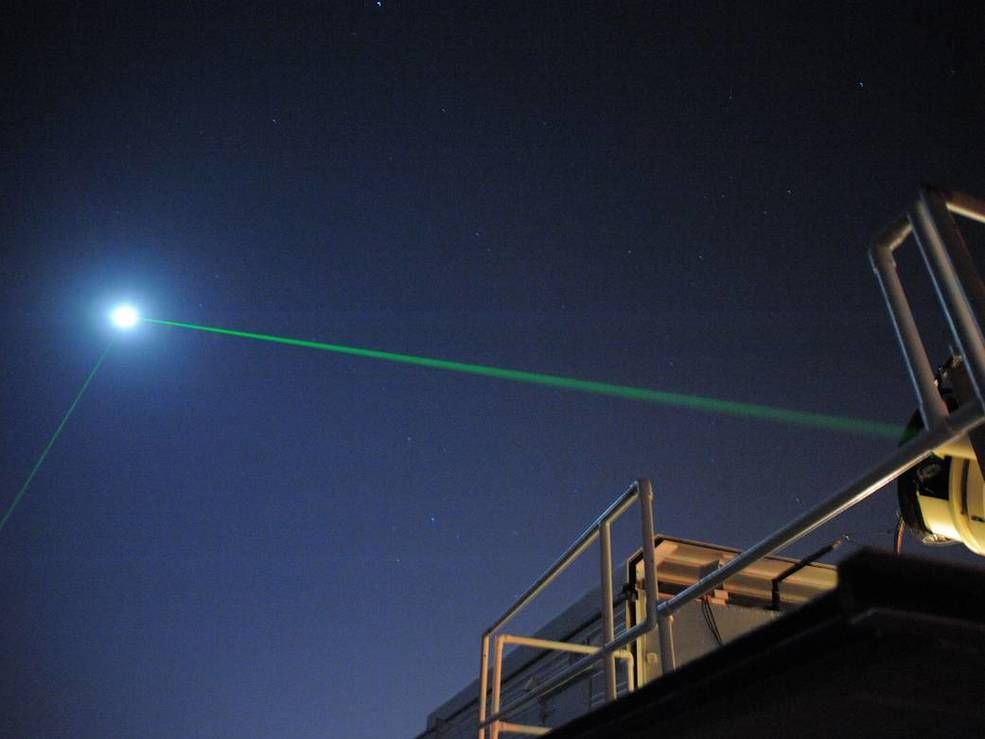 Astronomers bounced a laser off a spacecraft whirling all the intention in which by means of the moon