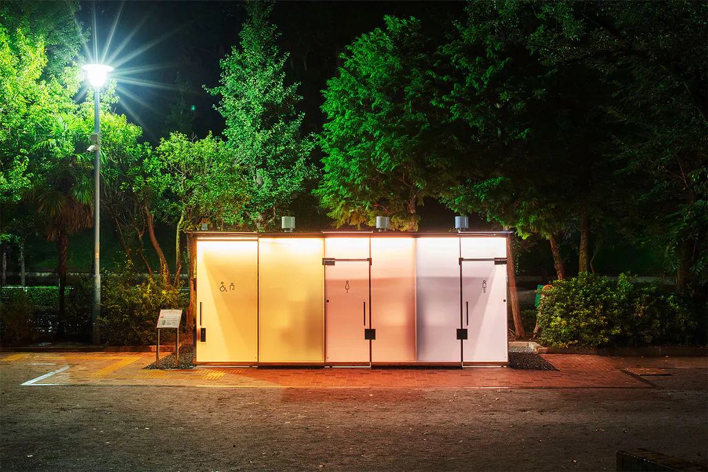 Tokyo installed sight-by public toilets in a park to let other people detect their cleanliness sooner than the utilization of them