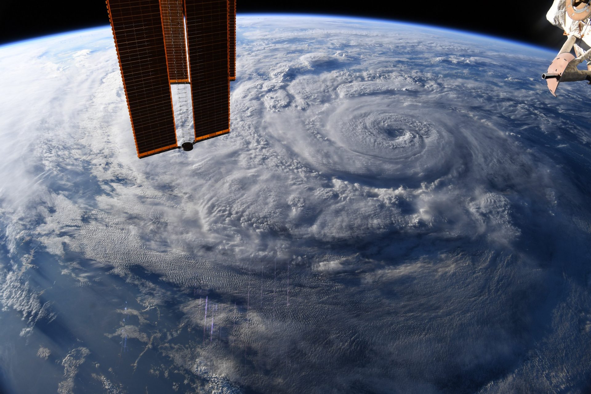 Astronaut snaps incredible views of Typhoon Genevieve (now a tropical storm) from blueprint