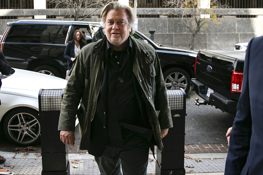 Steve Bannon charged with defrauding ‘Create the Wall’ donors