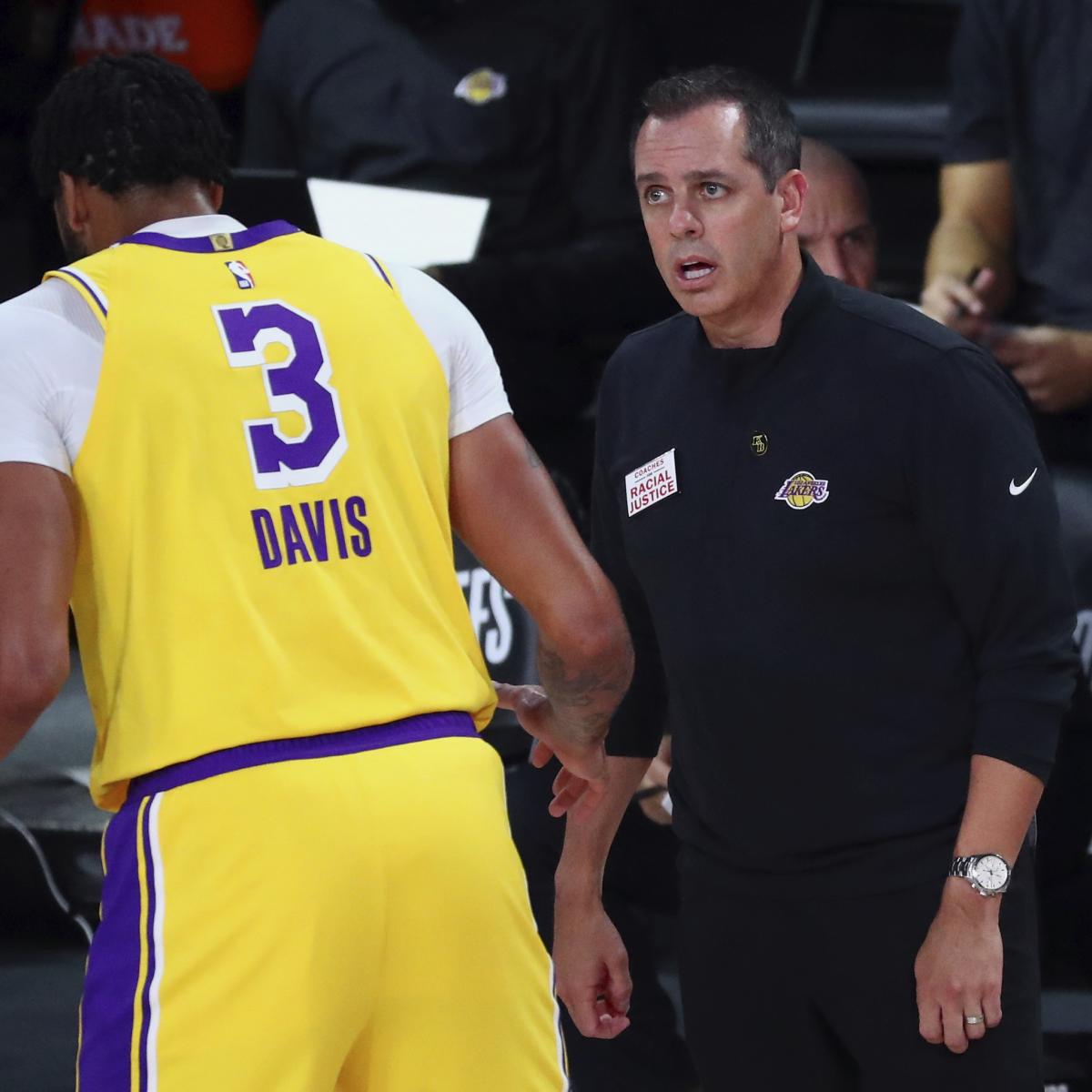 Frank Vogel Says Lakers ‘Gain a Ph.D in Coping with Adversity’ from 2019-20 Season