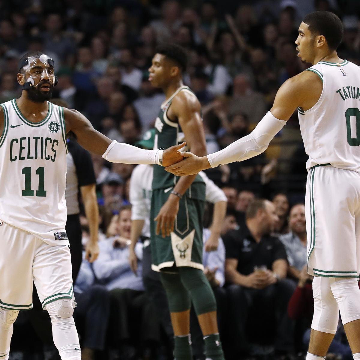 Celtics’ Jayson Tatum Discusses ‘Broad Brother’ Relationship with Kyrie Irving