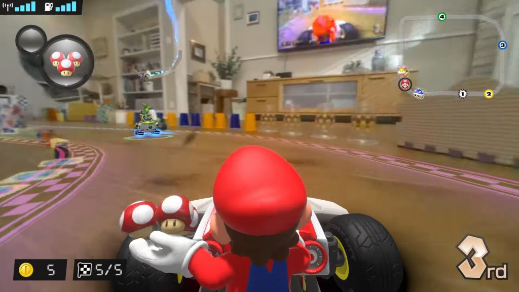 ‘Mario Kart Dwell: Residence Circuit’ turns your dwelling room staunch into a Mario Kart stage