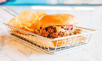 Curry Up Now Launches Its Current Tandoori Fried Chicken Sandwich Nationwide