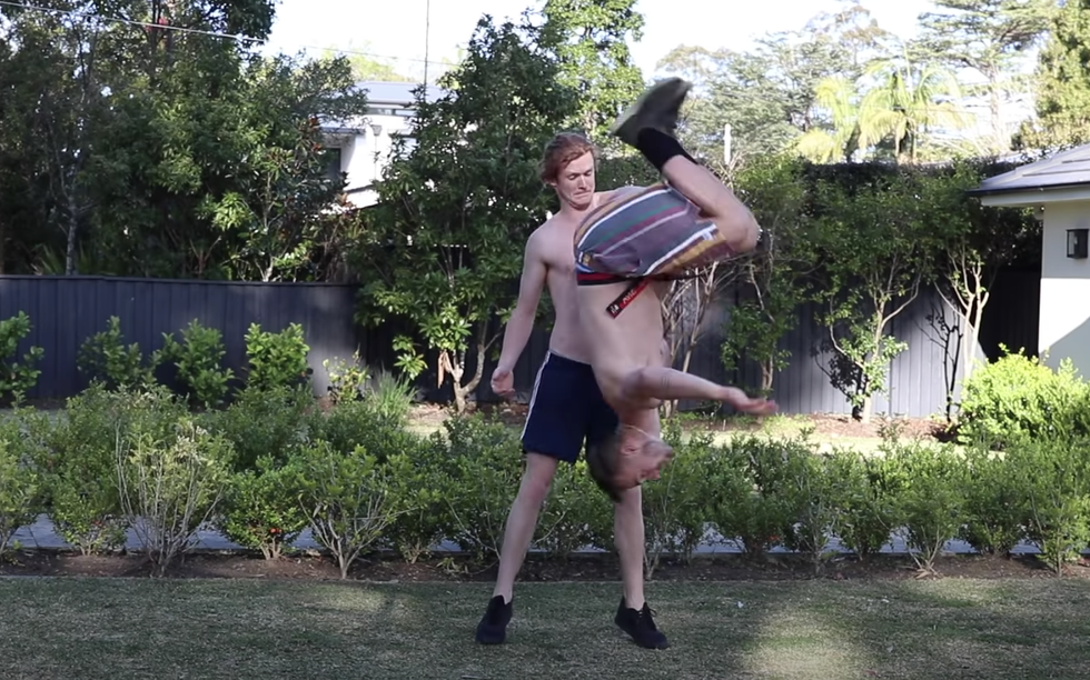 Watch This Man Educate Himself to Attain a Backflip in 3 Days