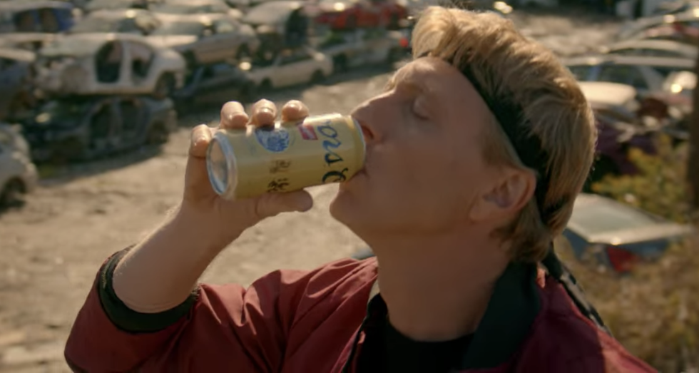 In Praise of Coors Dinner celebration Beer, Johnny Lawrence’s Absolute Approved Beverage on Cobra Kai