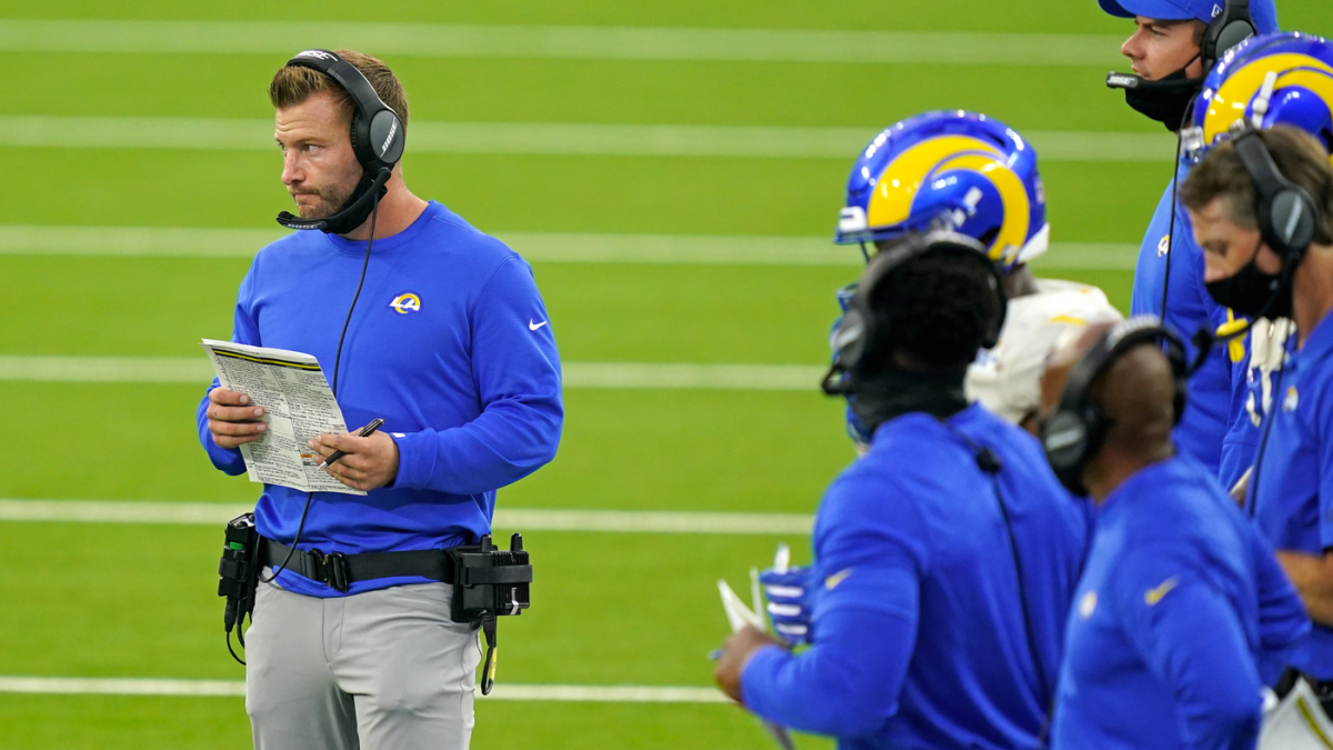 Rams’ Sean McVay says he heard from the NFL after he didn’t wear a veil at some level of Week 1 grab