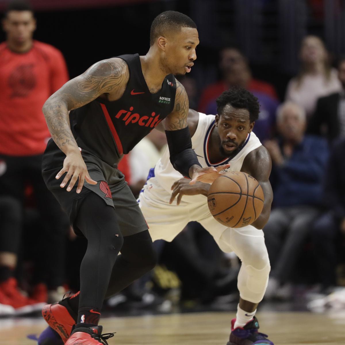 Damian Lillard Trolls Pat Beverley with Vacation Provide After Clippers Loss